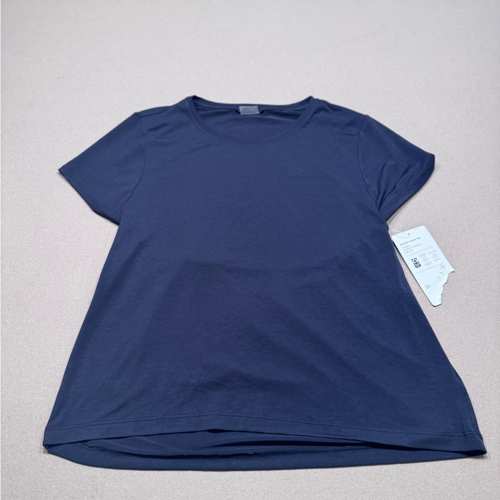 Athleta Black Short Sleeve Cinch Out Tee - Picture 3 of 9